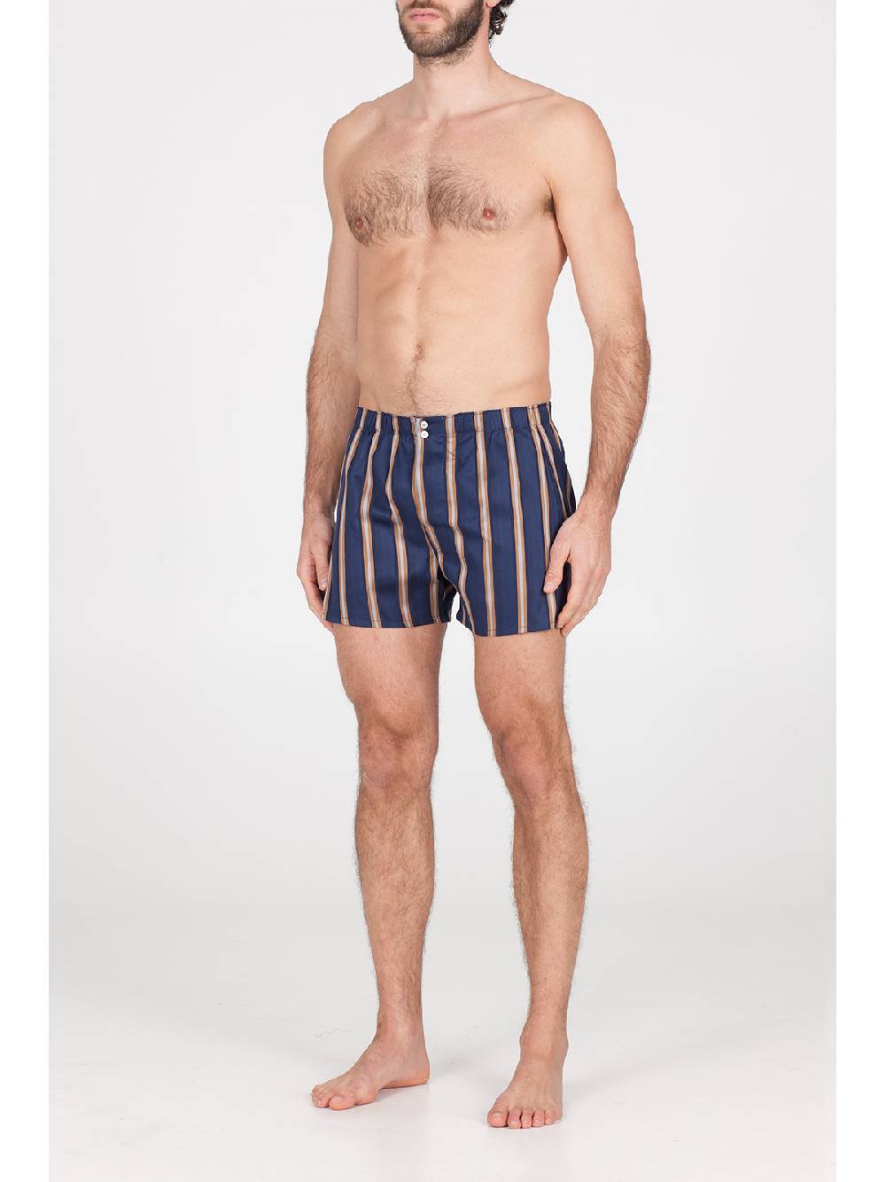 Julipet Boxer gessato in pregiato popeline Offerta esclusiva