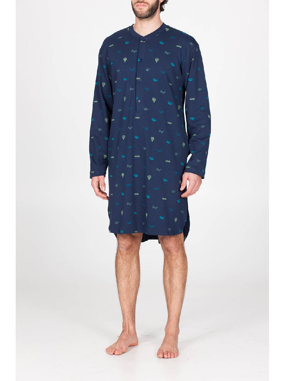 Julipet Camicia da notte in morbido interlock di puro cotone Cyber Monday