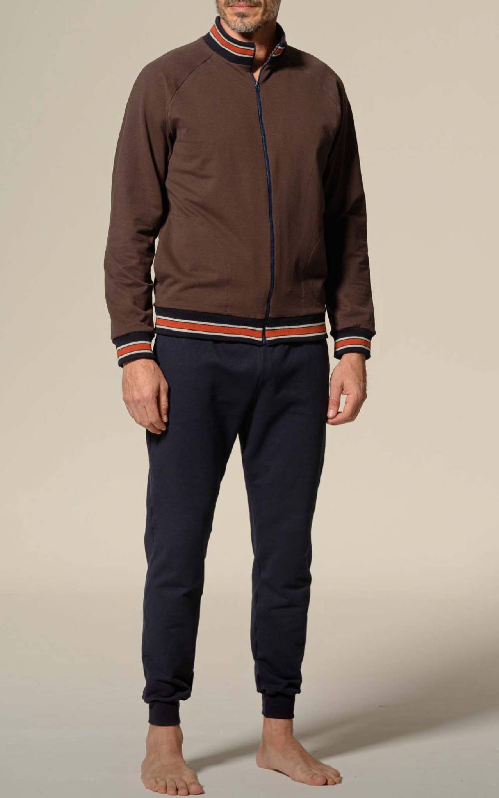 Julipet Tuta in felpa con zip Italia