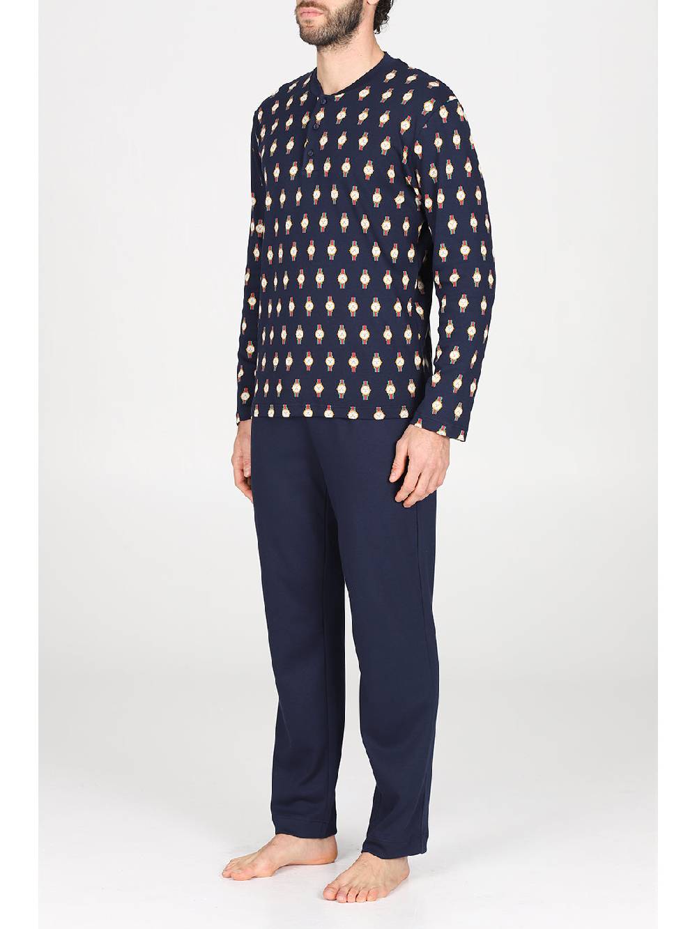 Julipet Pigiama serafino Artist Edition, in caldo interlock di puro cotone Latest fashion