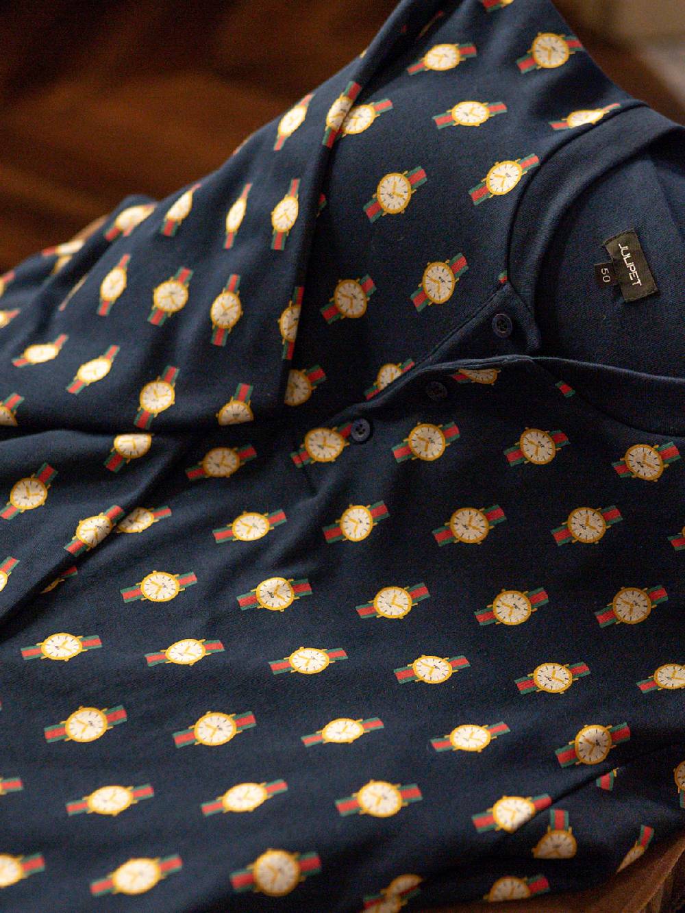 Julipet Pigiama serafino Artist Edition, in caldo interlock di puro cotone Offerta temporanea