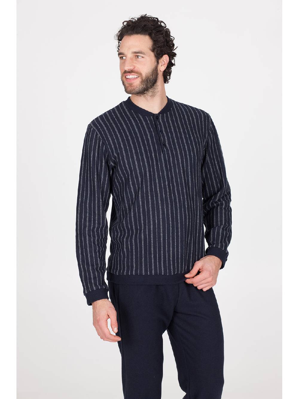 Julipet Pigiama in caldo jacquard di cotone Fino al 50% di sconto