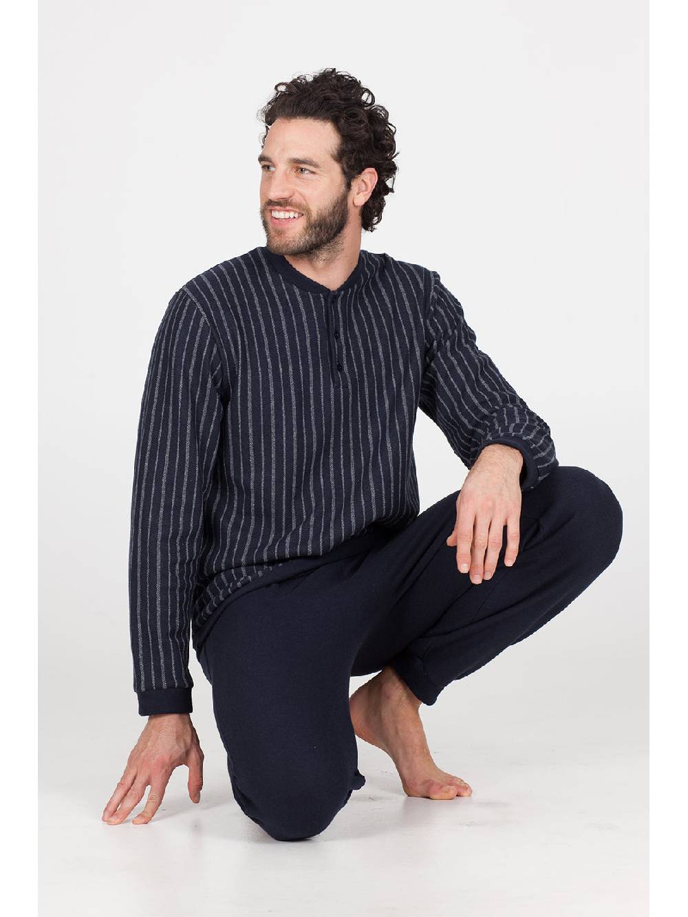 Julipet Pigiama in caldo jacquard di cotone Fino al 50% di sconto