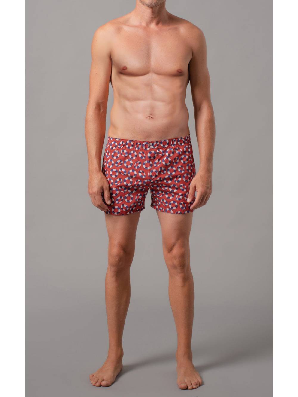 Julipet Boxer in pregiato tessuto navetta stampato Duty-free