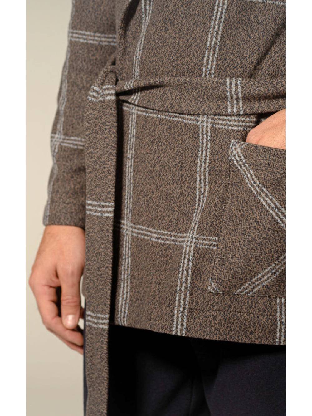Julipet Giacca da camera in confortevole tessuto jacquard Italy