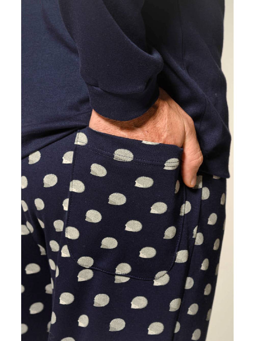 Julipet Pigiama in interlock stampato di puro cotone Qualità