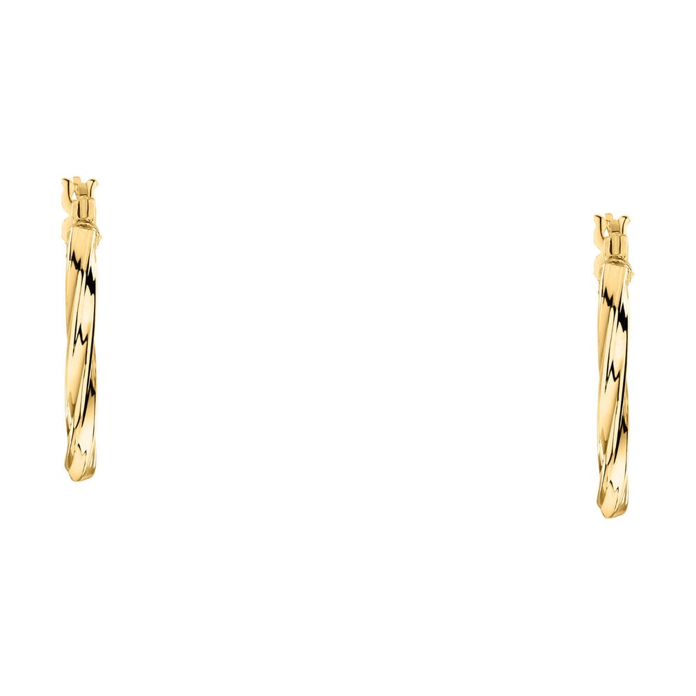 La Petite Story Orecchini a Cerchio - Creole in Oro, ⌀15mm Promozione