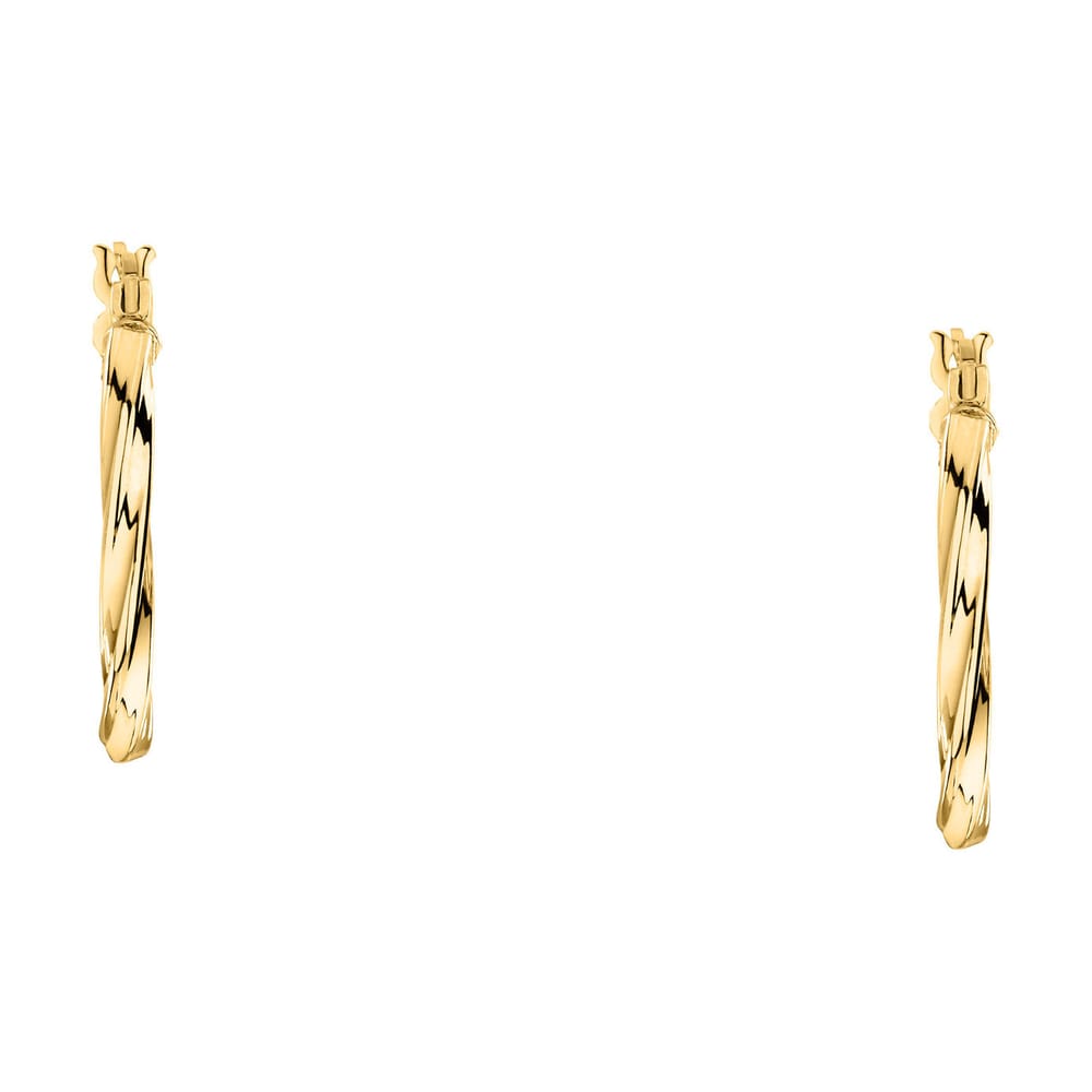 La Petite Story Orecchini a Cerchio - Creole in Oro, ⌀20mm Affare Del Giorno