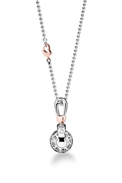 Le Bebé Collana Suonamore in argento placcato oro rosa con diamante 2025