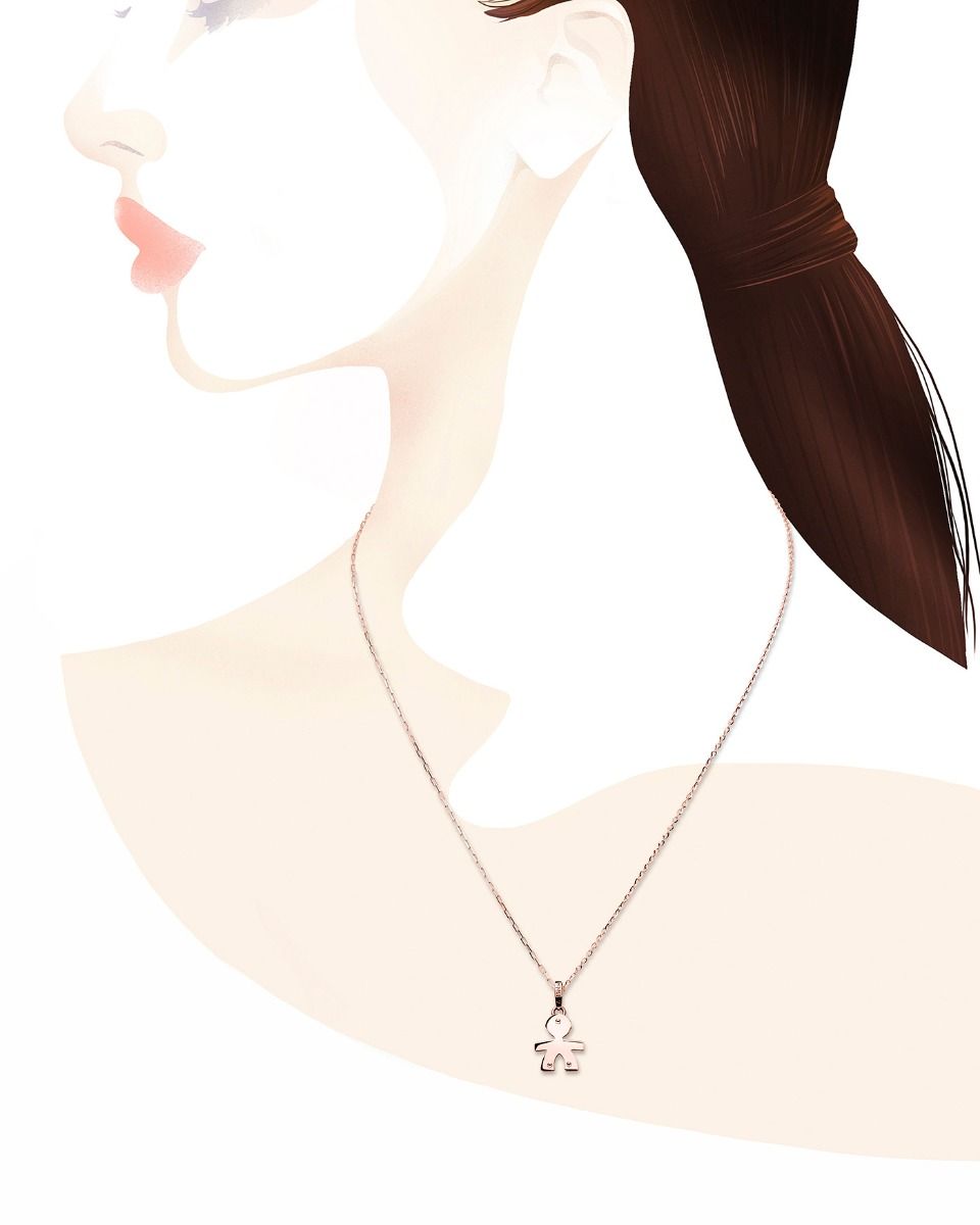 Le Bebé Collana in oro rosa In Vendita