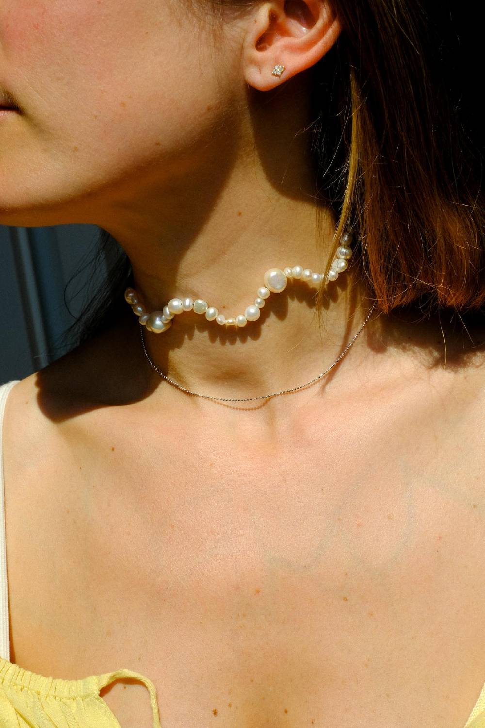 Lil Milan Nude Choker Economico