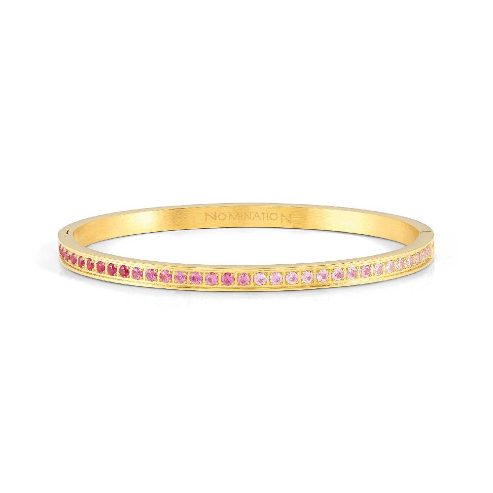 ﻿Nomination Bracciale Pretty Bangles con Degradé di Zirconi Fucsia
