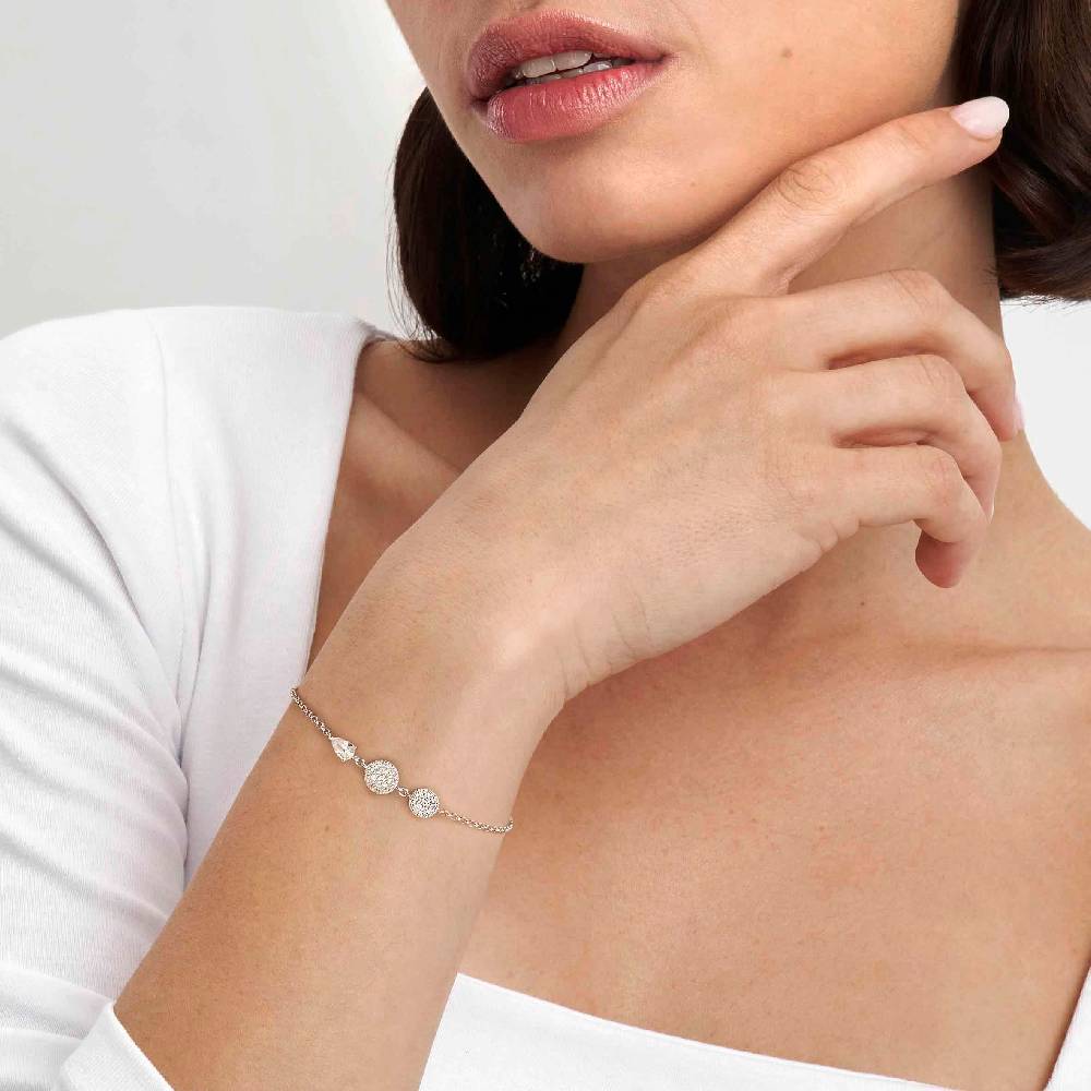 Nomination Bracciale Lucentissima Tondi e Cubic Zirconia a Goccia Hotsell