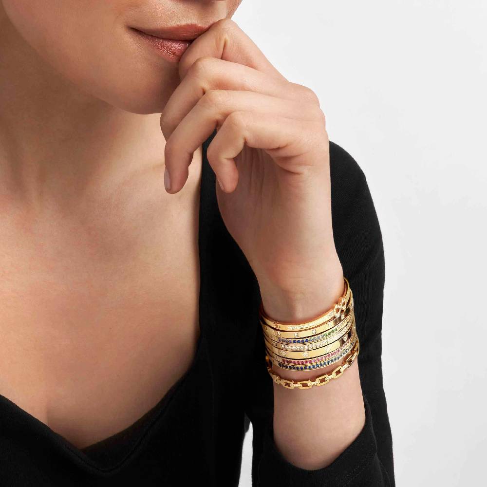Nomination Bracciale Pretty Bangles Catena rigida e Zirconi Vendita Calda