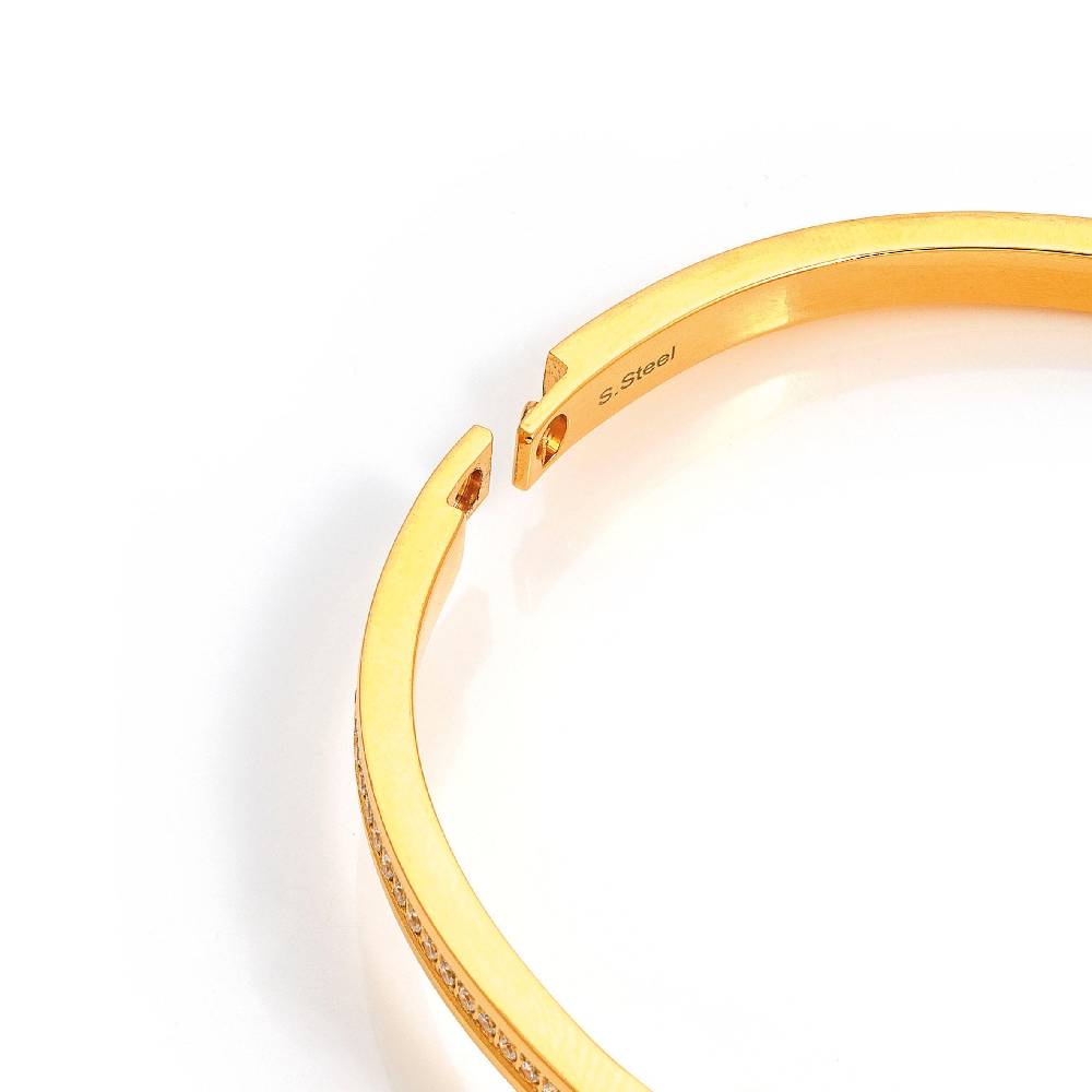 Nomination Bracciale Pretty Bangles Catena rigida e Zirconi Vendita Calda