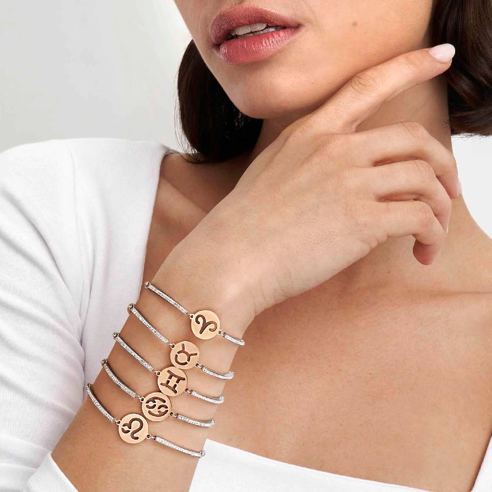 Nomination Bracciale Milleluci Zodiaco Pesci in PVD rosa e Cristalli Fino Al -60%