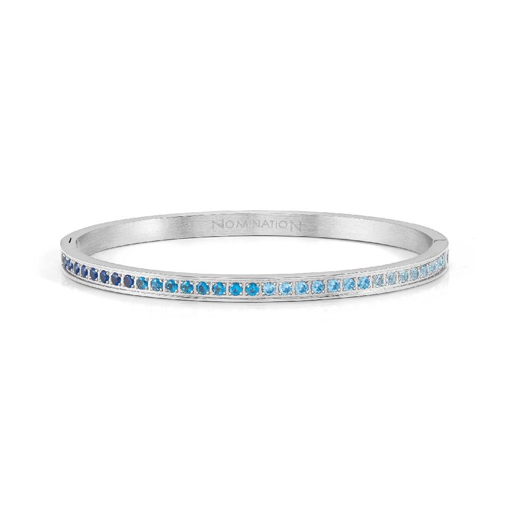Nomination Bracciale Pretty Bangles con Degradé di Zirconi azzurri