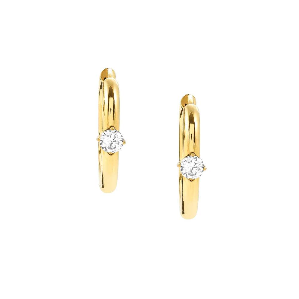 Nomination Orecchini Chainsofstyle Circolari con cubic zirconia In Saldo