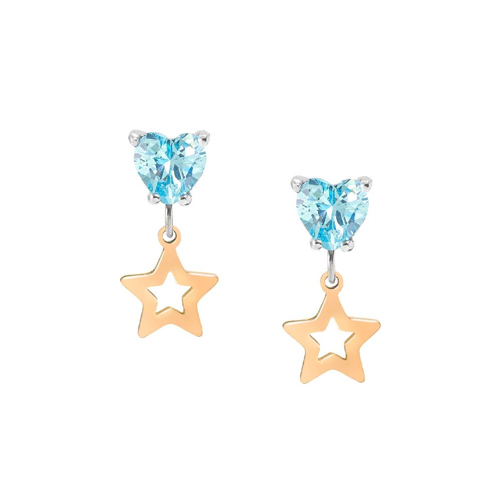 Nomination Orecchini Principessina celeste stelle Italy