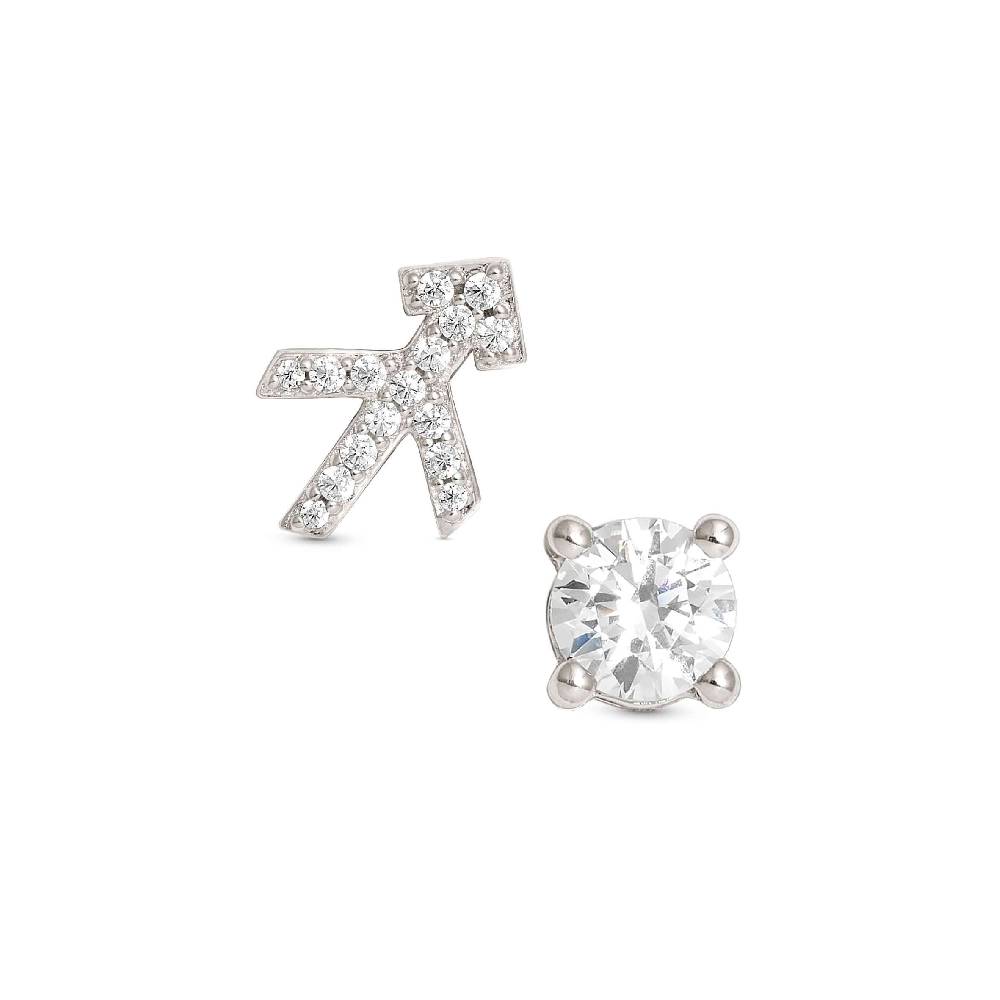 Nomination Orecchini MYZODIAC Sagittario in argento e zircone 2025