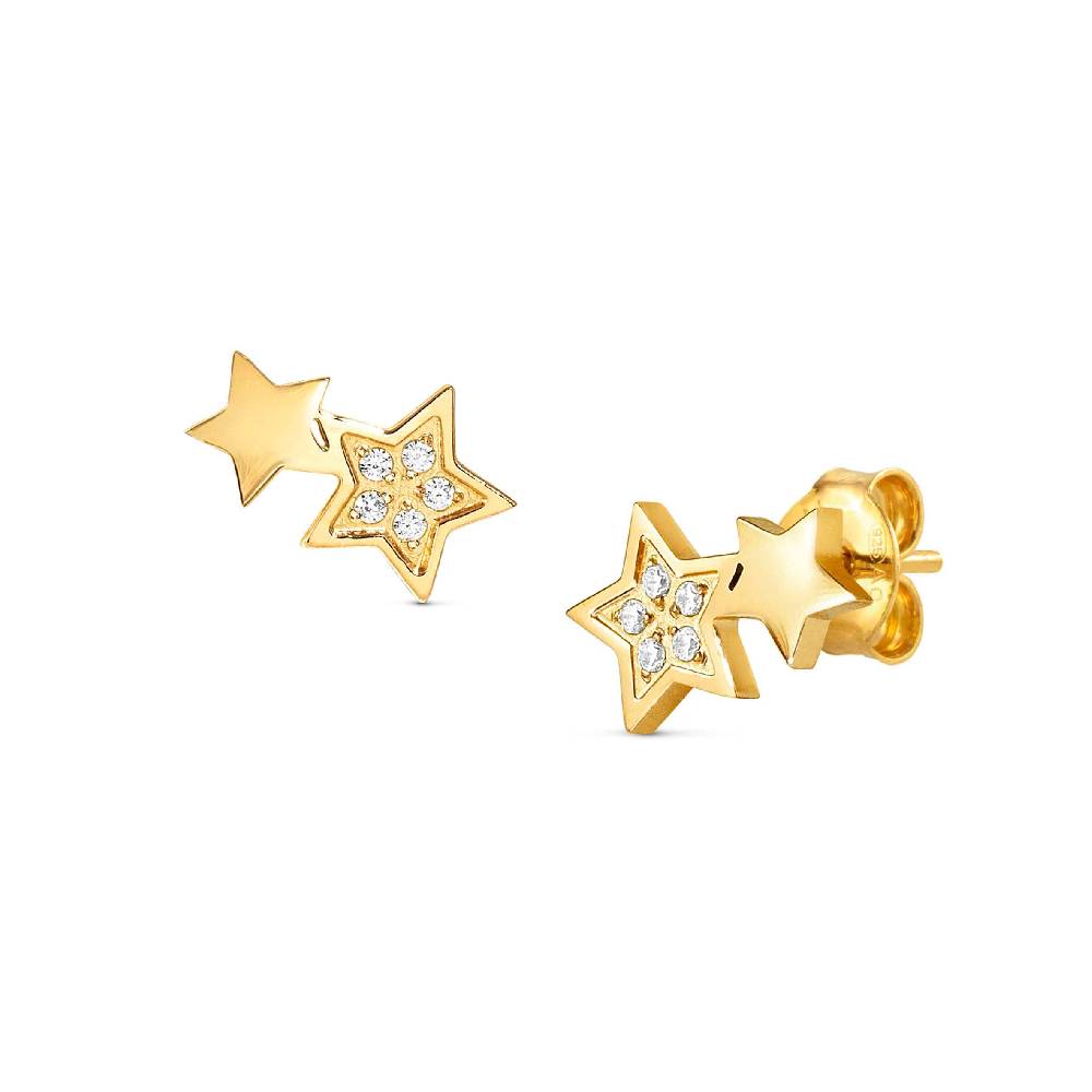 Nomination Orecchini misstrendy con stelle con cubic zirconia e pvd colorato Qualità