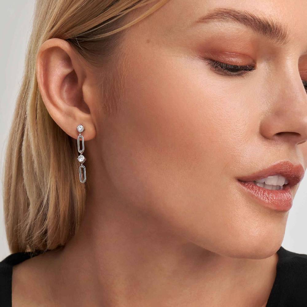 Nomination Orecchini Chainsofstyle Pendenti con Cubic zirconia Promozione