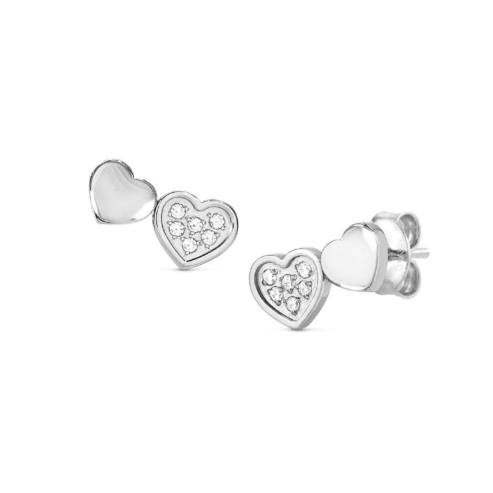 Nomination Orecchini misstrendy con cuori con cubic zirconia e pvd colorato Cyber Monday