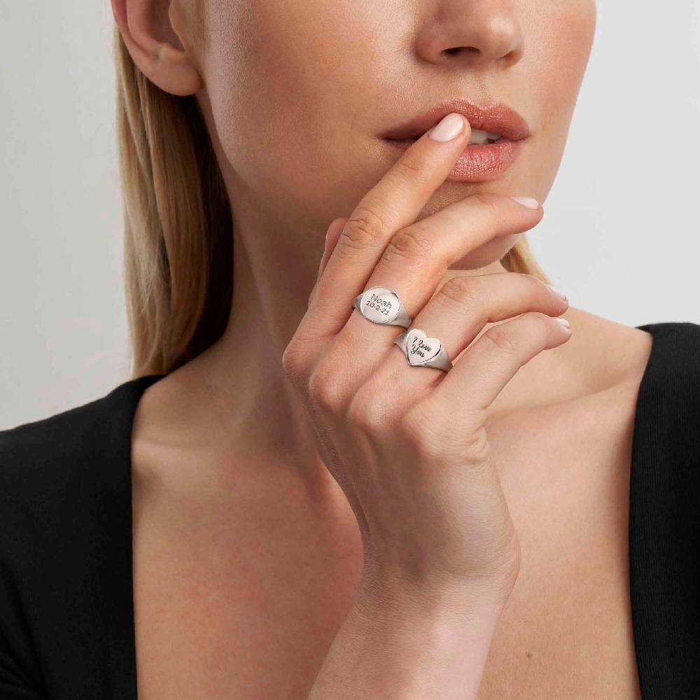 Nomination Anello MESSAGGI D'AMORE in argento 925 Chevalier Cuore Sottocosto