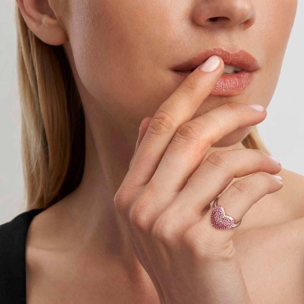 Nomination Anello Crysalis cuore con Cubic Zirconia Convenienza