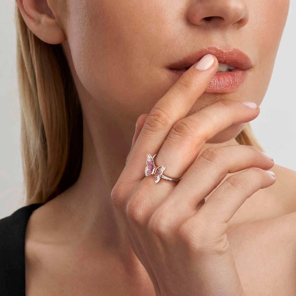 Nomination Anello Crysalis farfalla con Cubic Zirconia I Più Venduti