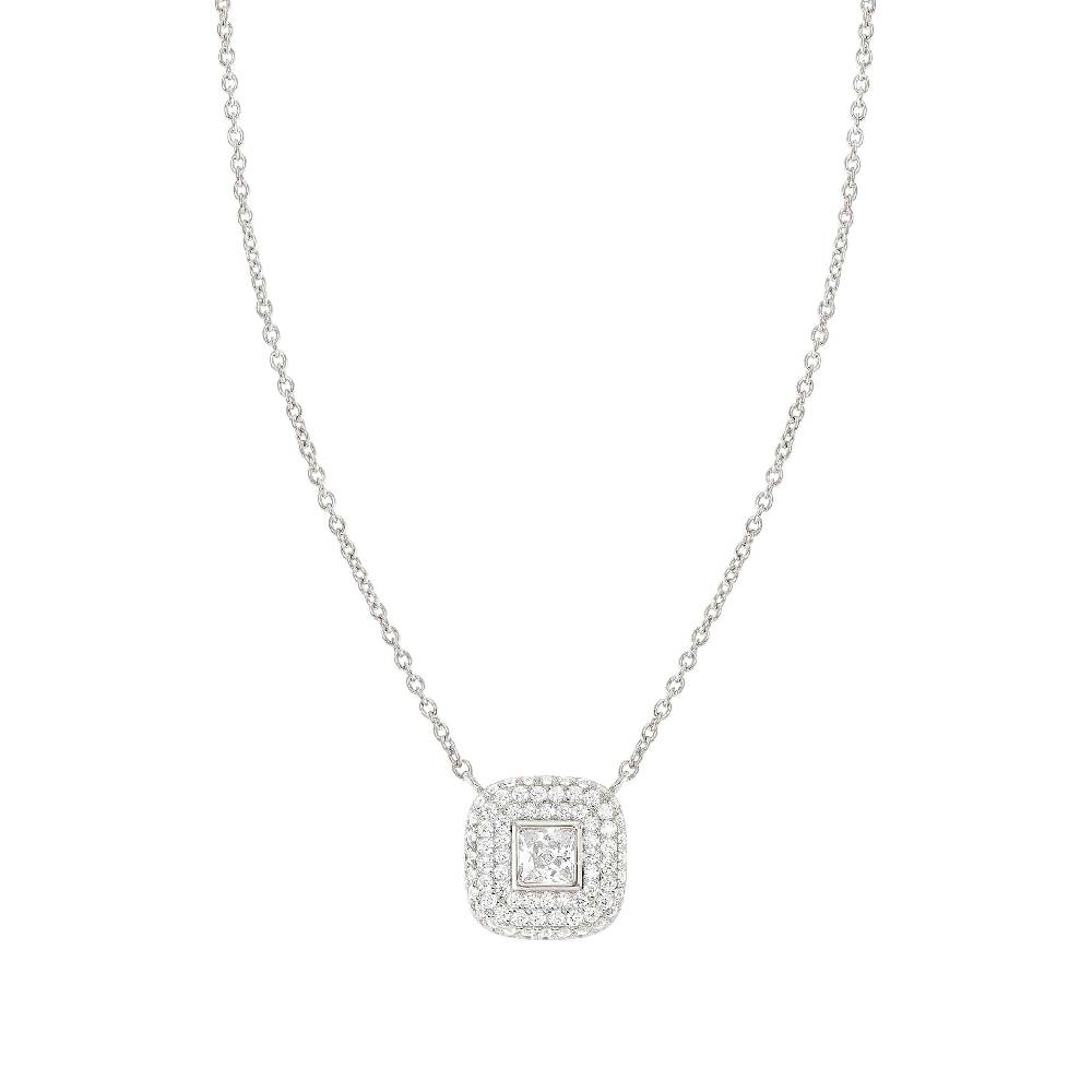 Nomination Collana Domina con Simbolo quadrato e Zirconi Vendite Flash