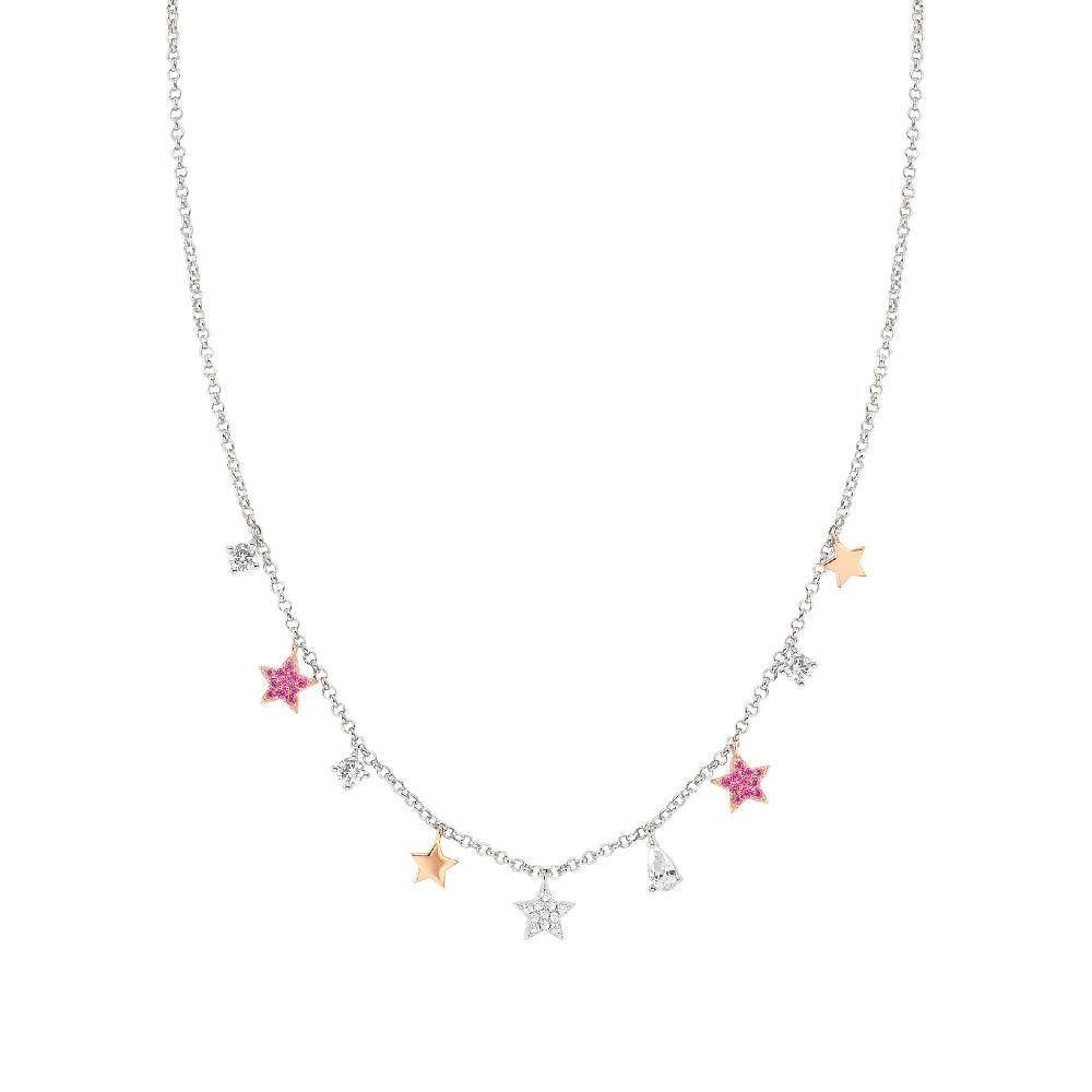 Nomination Collana Lucentissima Mix Pendenti Stelle e Cubic Zirconia Italia