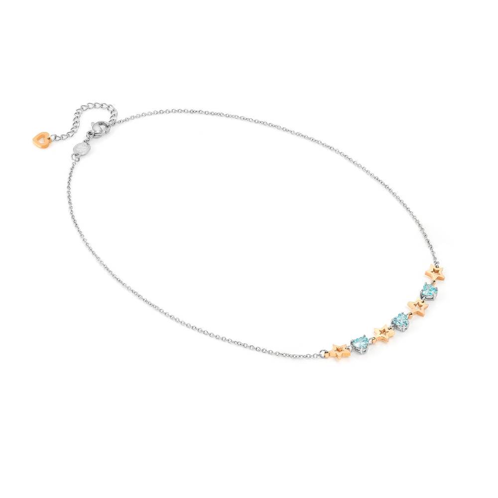 Nomination Collana Principessina pietre celesti e stelle Nuovo