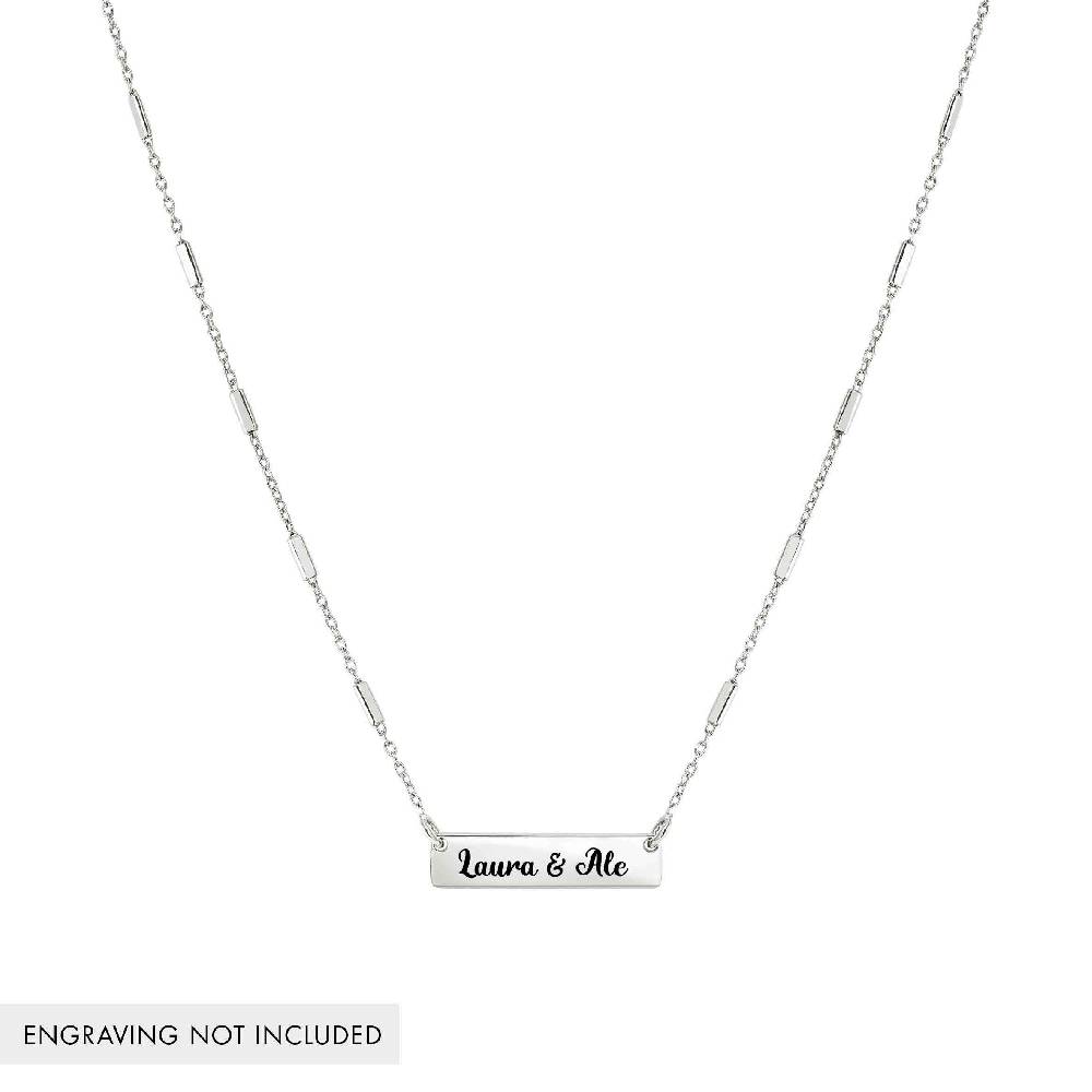 Nomination Collana Messaggi d'amore con Centrale incidibile Spedizione Gratuita