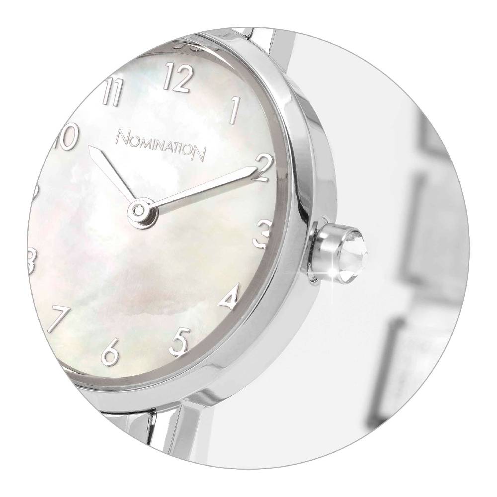 Nomination Orologio Time Quadrante Ovale Madreperla e 4 Link decorati sul Cinturino Convenienza