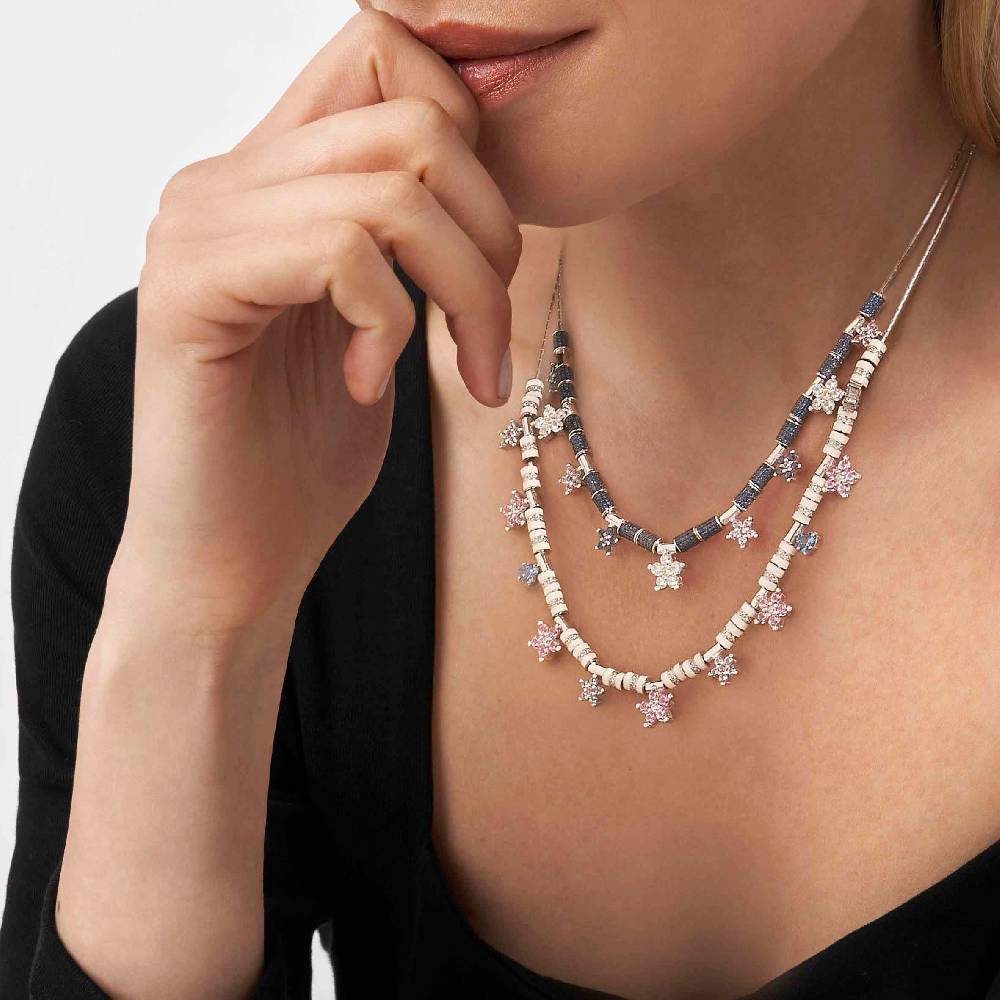 Nomination Ciondolo SeiMia fiore Viola e rosa con CZ Sconto