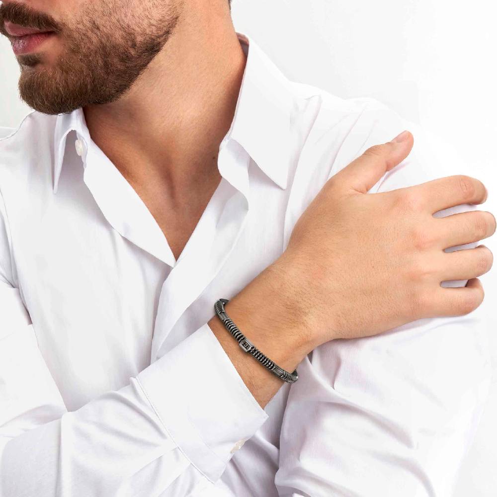 Nomination Bracciale B-yond uomo effetto vintage in PVD Italy