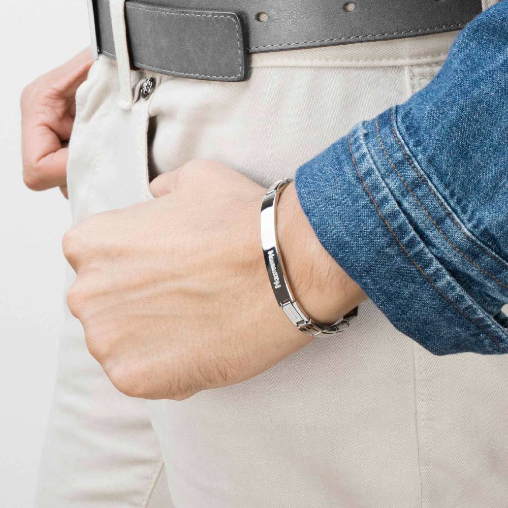 Nomination Bracciale Trendsetter in acciaio con placca Nuovo