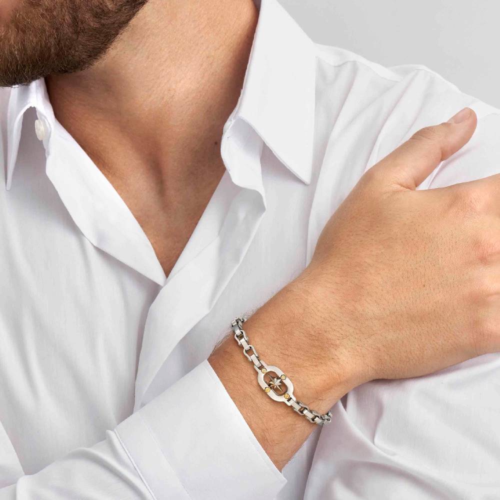 Nomination Bracciale ManVision Rosa dei venti con viti Novità