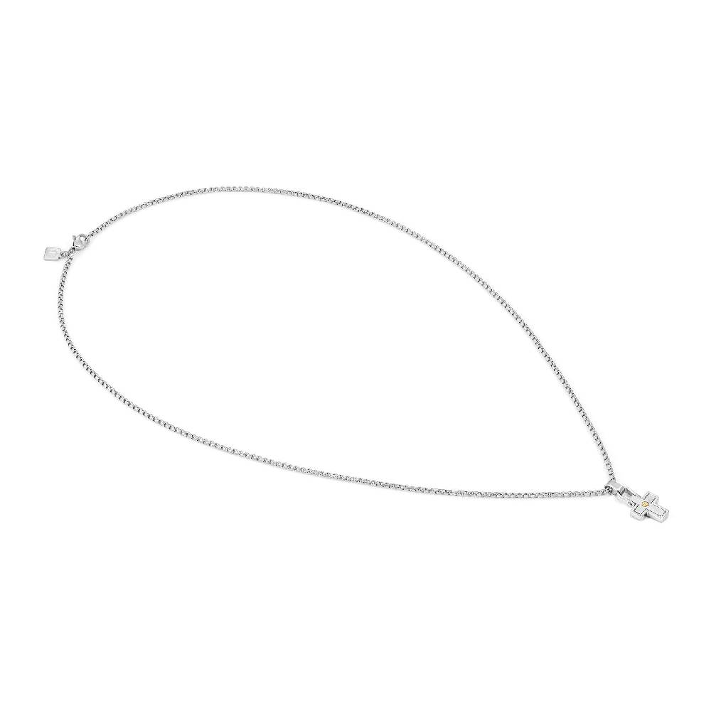 Nomination Collana ManVision con pendente croce e vite In Linea