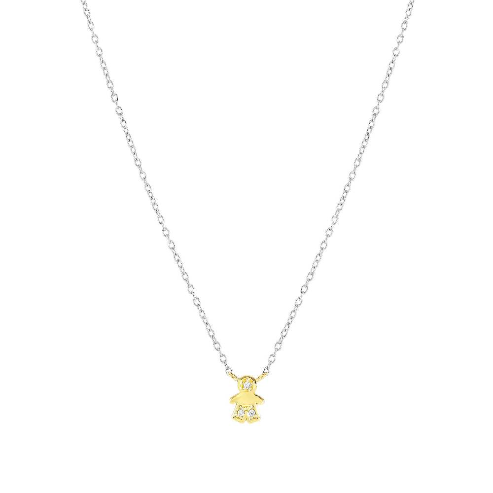 Nomination Collana MyTreasure Bambino in Oro e Diamanti Moda