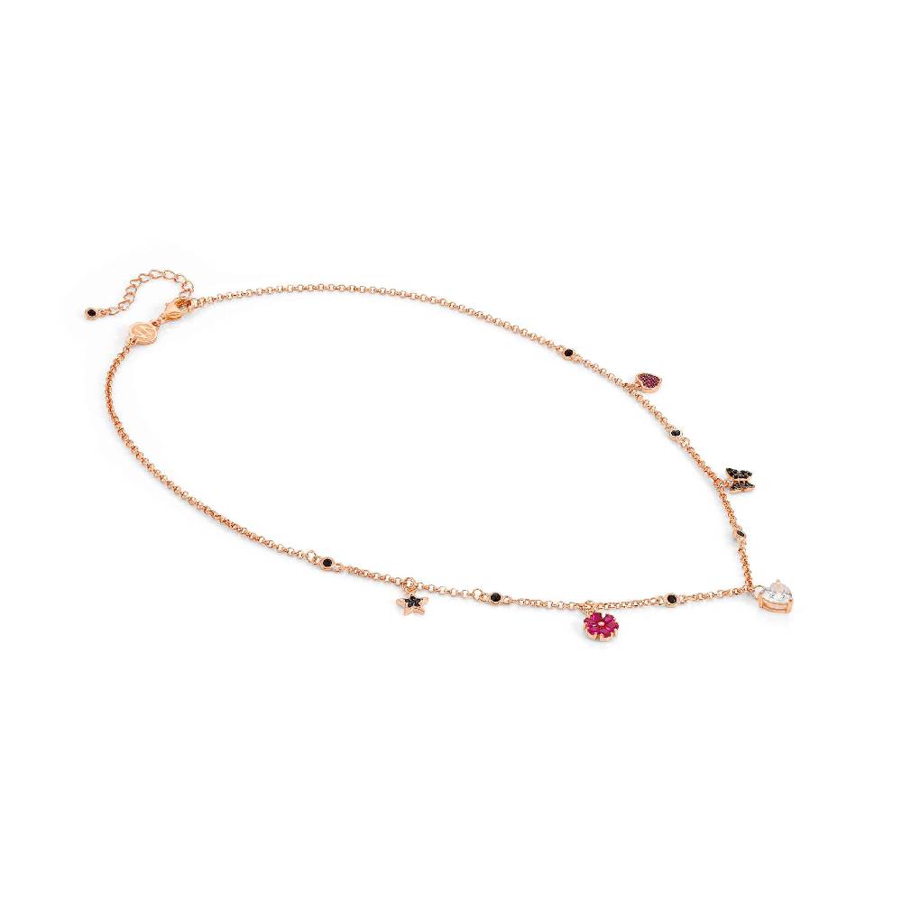 Nomination Collana Sweetrock Nature Oro Rosa con pendenti Moda