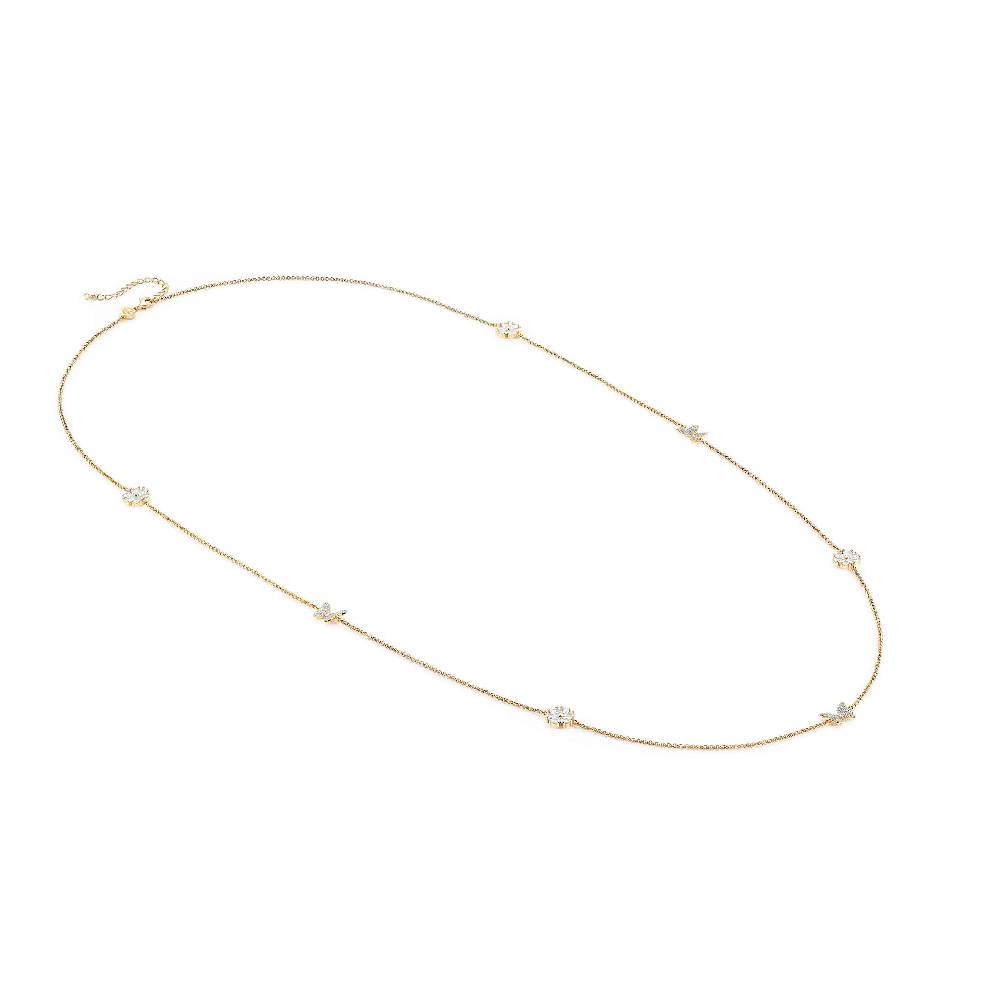 Nomination Collana Lunga Sweetrock Nature in Argento Italia