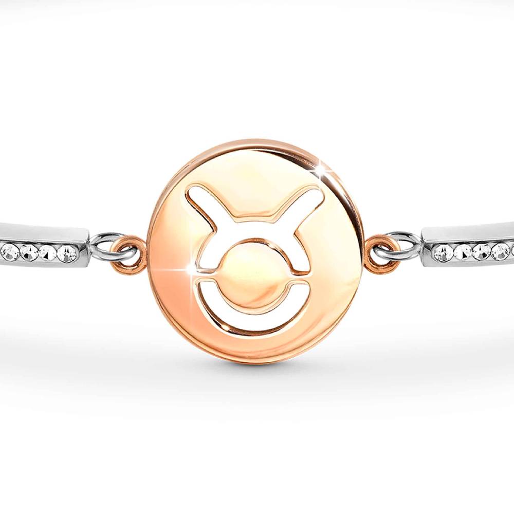 Nomination Bracciale Milleluci Zodiaco Toro in PVD rosa e Cristalli Offerta