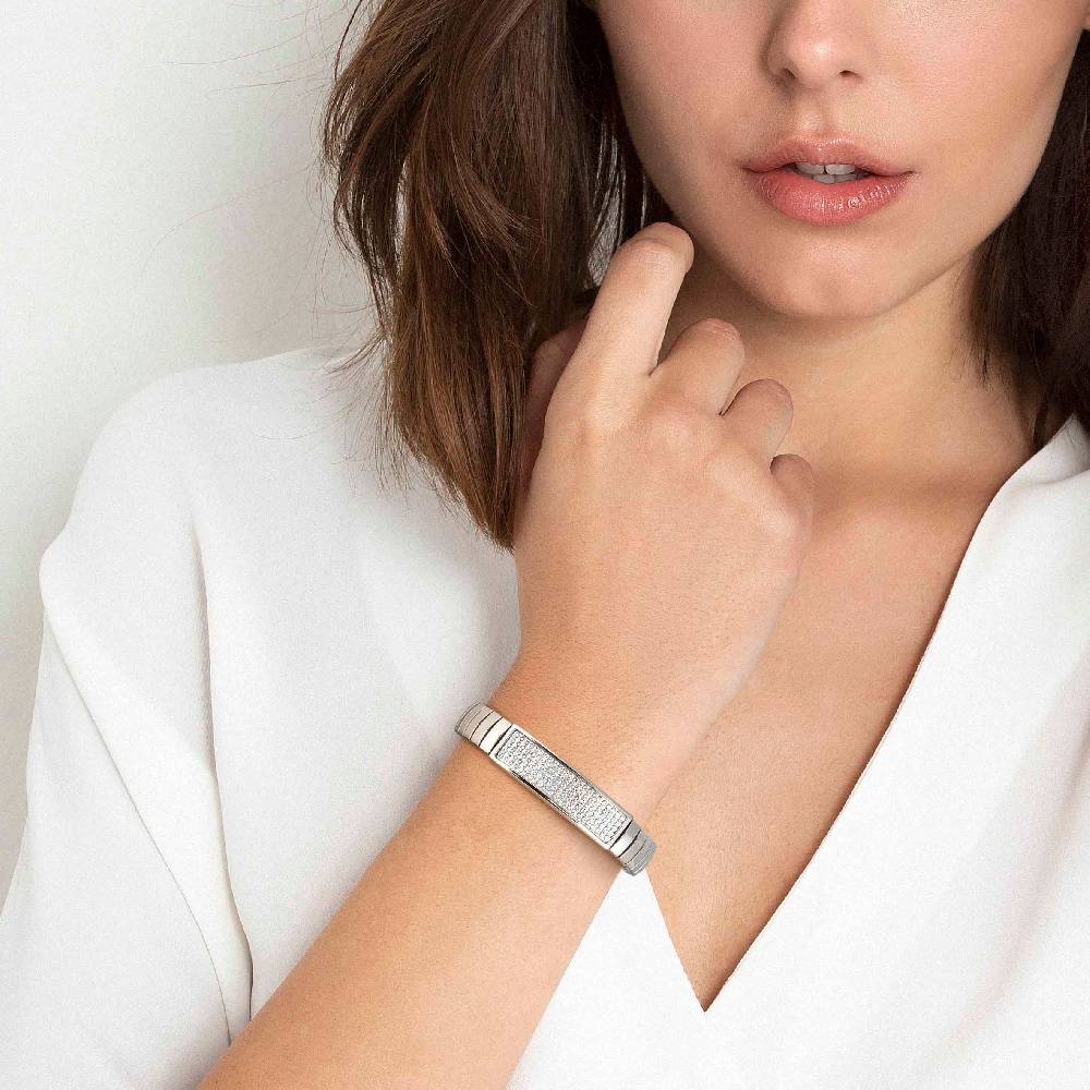 Nomination Bracciale estensibile GLITTER Medium in Acciaio Hotsell