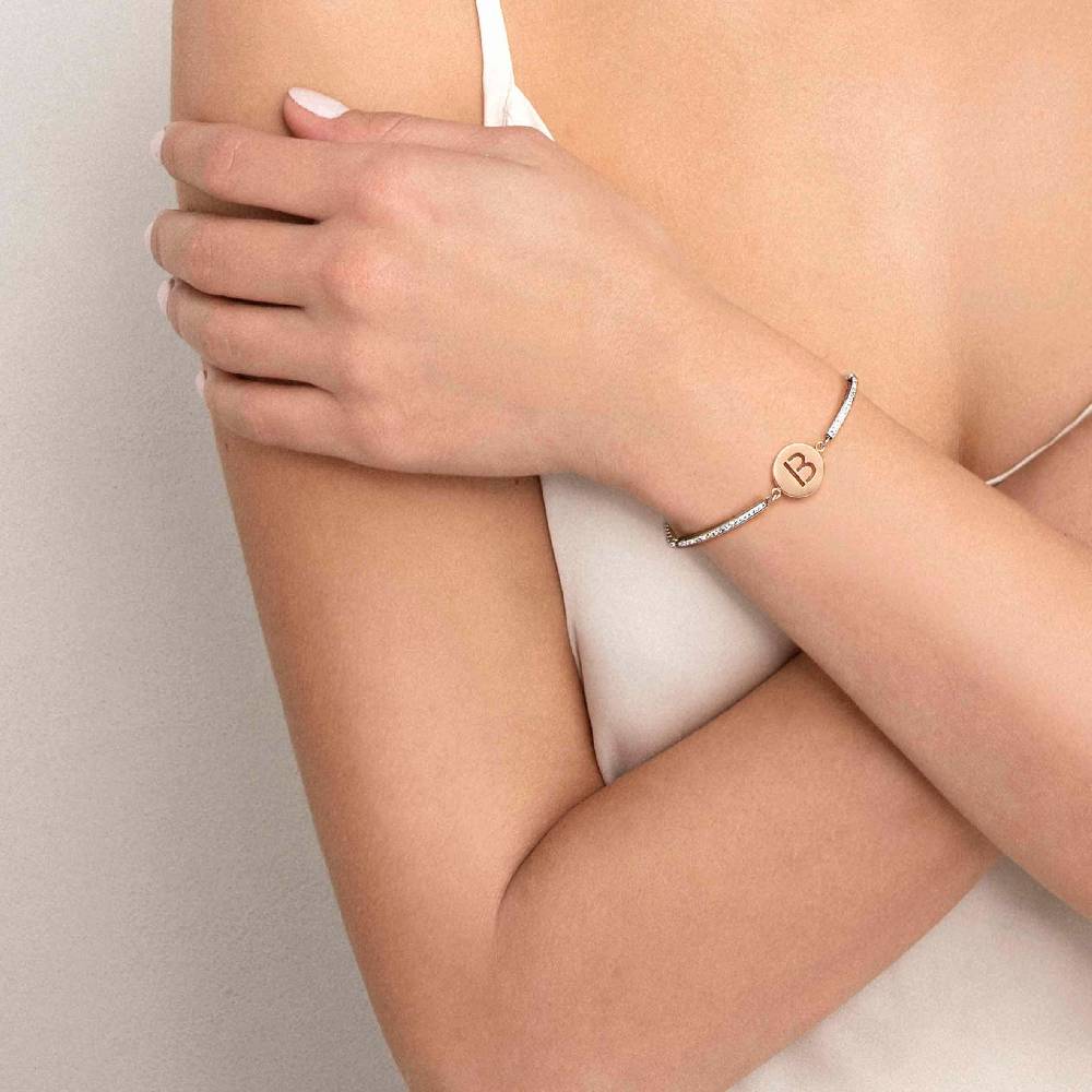 Nomination Bracciale Milleluci Lettera D in Acciaio Moda