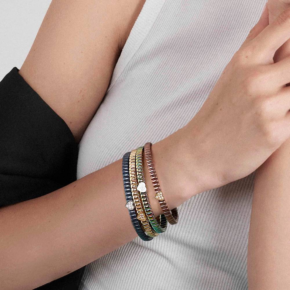 Nomination Bracciale Extension con base colorate e Cuore 2025