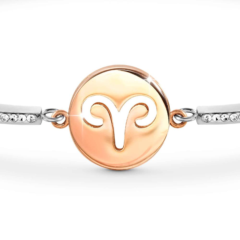 Nomination Bracciale Milleluci Zodiaco Ariete in PVD rosa e Cristalli Acquista Ora