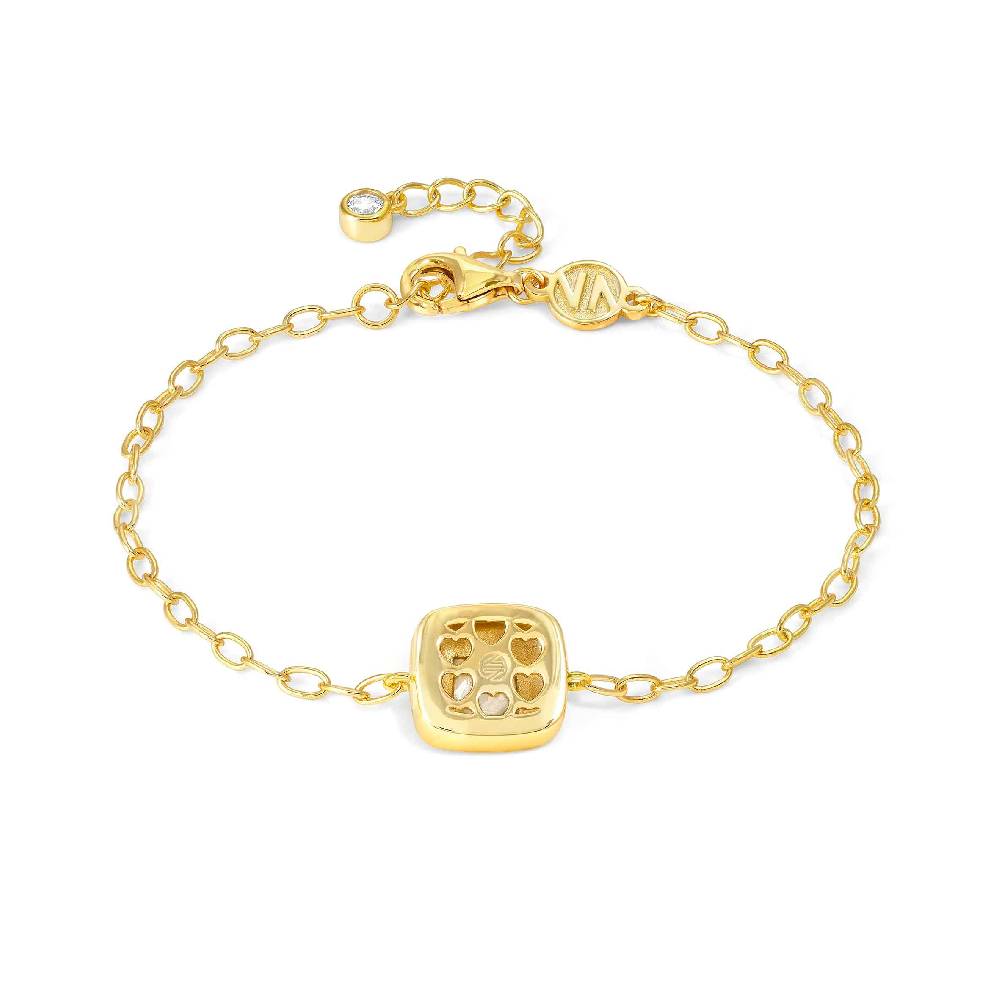 Nomination Bracciale Domina oro con simbolo quadrato Sconto