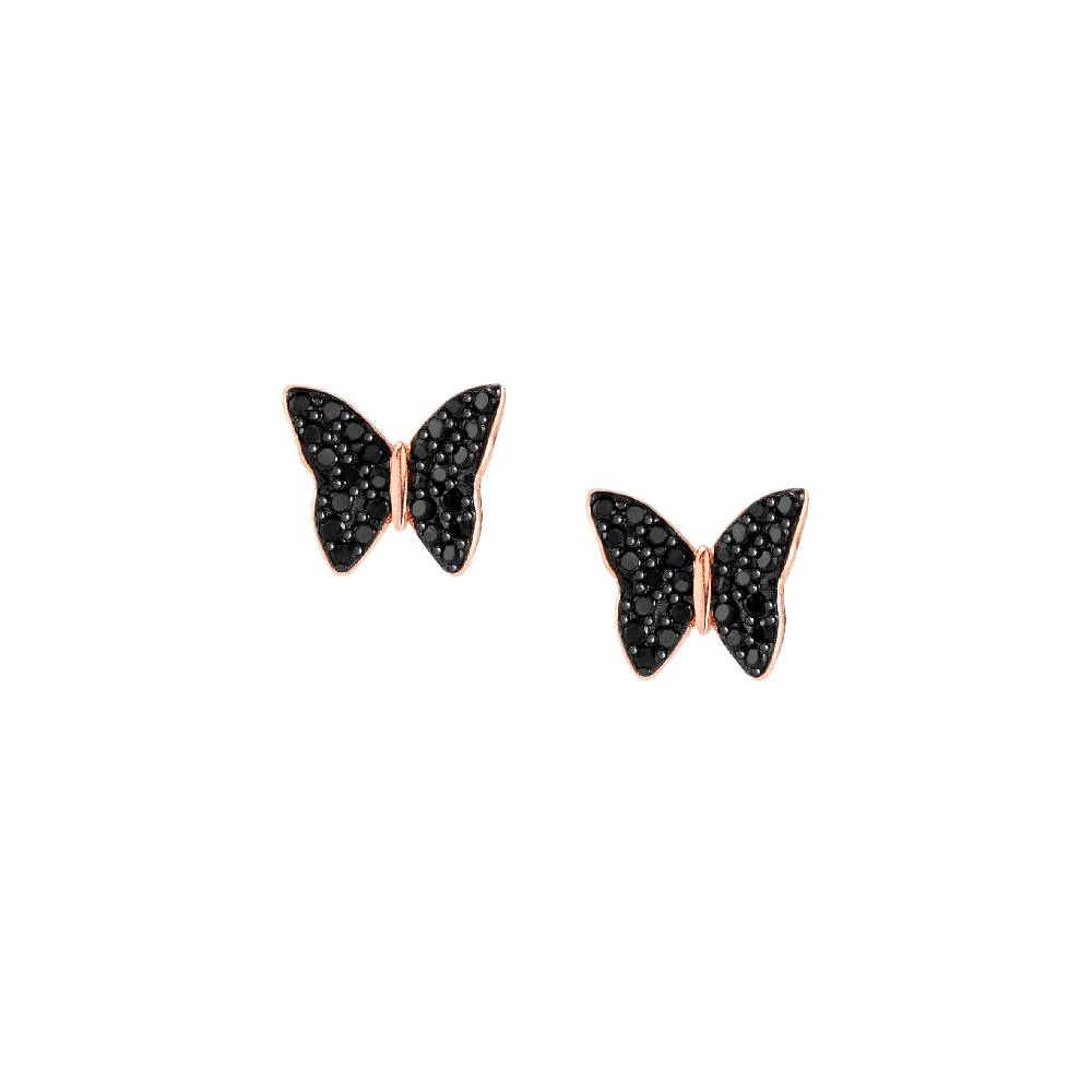 Nomination Orecchini Sweetrock Nature Farfalla Oro Rosa